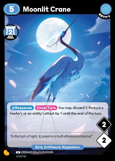 Moonlit Crane